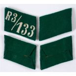 STURMABTEILUNG (SA) - SA MANN COLLAR TABS (KRAGENSPIEGEL) RESERVE 3RD STURM - 133RD STANDARTE (