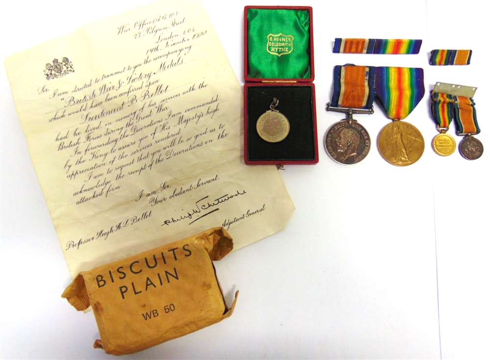 A GREAT WAR PAIR OF MEDALS TO PRIVATE J.H. KOBRIN, 8TH LONDON REGIMENT (POST OFFICE RIFLES)