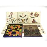 A 19TH CENTURY PARLOUR GAME, 'FLORA, THE GAME OF FLOWERS' comprising a selection of shaped