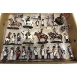 FIFTY-NINE DEL PRADO MODEL SOLDIERS of Waterloo period; together with eight further soldiers of