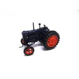 A CHAD VALLEY FORDSON MAJOR TRACTOR dark blue with orange hubs, good condition, unboxed.