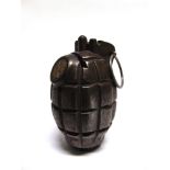 A GREAT WAR MILLS NO.36 MK I HAND GRENADE by J.M. Doughty & Sons Ltd, London, dated '1917', the