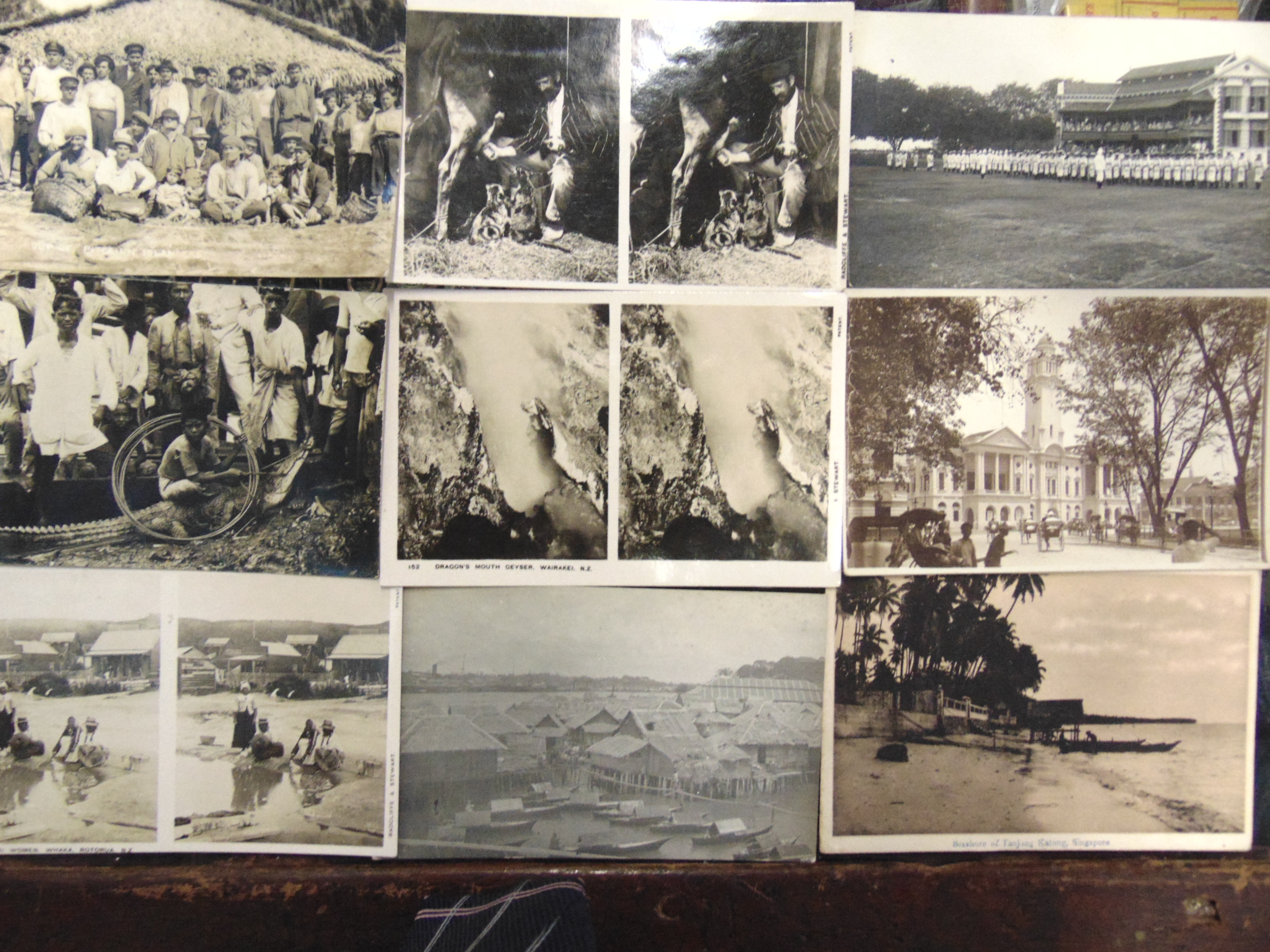 POSTCARDS - ASSORTED Thirty-two cards, including real photographic views of a Group of Pitcairn - Image 2 of 5