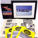 [LAND SPEED RECORD INTEREST]. ASSORTED MEMORABILIA comprising four books, including Holthusen,