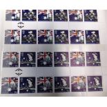 STAMPS - A GREAT BRITAIN ELIZ. II DECIMAL MINT COLLECTION mainly in gutter blocks (two stock