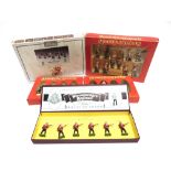 FIVE SETS OF BRITAINS MODEL SOLDIERS comprising a No.5800, The Green Howards, ten pieces, boxed;