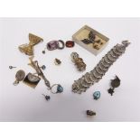 A COLLECTION OF COSTUME JEWELLERY some period