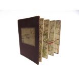 [HUNTING]. MAP A Cotswold Hunt folding pocket map, retailed by Sifton, Praed & Co. Ltd, London,