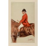 VANITY FAIR - FOX HUNTERS A Leicestershire Man, April 6th 1899, 40cm x 27cm; Serlby, Jan. 5th