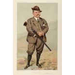 VANITY FAIR - GAME HUNTERS Driven Grouse, Supplement, 39.5cm x 26.5cm; Pointers, Oct. 10th 1885,