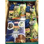 ASSORTED STAR WARS COLLECTABLES comprising five Power of the Force Lando Calrissian action