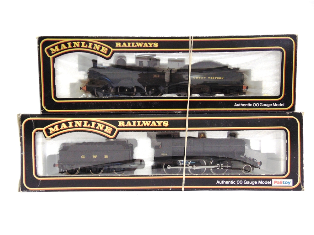 [OO GAUGE]. TWO G.W.R. LOCOMOTIVES comprising a Mainline No.37091, refinished as G.W.R. Class 43xx