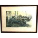 [MOTOR-RACING]. FREDERICK GORDON CROSBY (BRITISH, 1885-1943) Four colour prints, unsigned, each 40cm