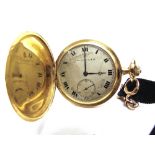 CHRONOMETRE LIP, A HUNTER CASED POCKET WATCH stamped 'K18' and with control marks, the silvered dial