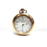 AMERICAN WALTHAM an open faced pocket watch, the screw back case stamped 'Pat Apr 22, 1879 - Fahyr