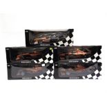 FIVE 1/18 SCALE ARROWS FORMULA 1 RACING CARS comprising a Minichamps Arrows A20 (P. De La Rosa);