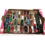 ASSORTED DIECAST MODEL VEHICLES circa 1950s-60s, by Dinky, Corgi and others, variable condition, all