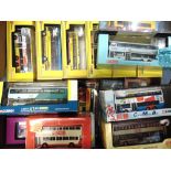 EIGHTEEN 1/76 SCALE MODEL BUSES of Chinese interest, each mint or near mint and boxed.