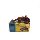 A CORGI NO.69, MASSEY-FERGUSON 165 TRACTOR WITH SHOVEL red, cream and grey, near mint, boxed, the