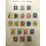 STAMPS - AN AUSTRIA & GERMANY COLLECTION mid 19th century and later, including over-prints and mint,