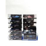 ELEVEN 1/43 SCALE FORMULA 1 RACING CARS by Minichamps (10) and Universal Hobbies (1), comprising