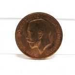 GREAT BRITAIN - GEORGE V, SOVEREIGN, 1915