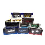 TEN 1/43 SCALE RACING & ROAD CARS by Auto Art (4), Brumm (3) and others, each mint or near mint