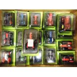 EIGHTEEN HACHETTE PART-WORK MODEL TRACTORS each mint and boxed.