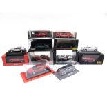 TWELVE 1/43 SCALE MODEL VEHICLES including a Spark No.S0390, Bizzarini Spyder GT5300; and an Ixo