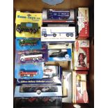 TWENTY-THREE ASSORTED 1/76 SCALE MODEL VEHICLES mainly commercials, including three sets, each