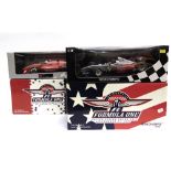 FOUR 1/18 SCALE RACING CARS comprising a Minichamps IMS U.S. Grand Prix Event Car, 2000;