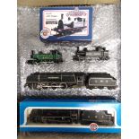 [OO GAUGE]. FIVE LOCOMOTIVES comprising a Wrenn No.W2227, L.M.S. Duchess Class 4-6-2 tender