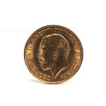 GREAT BRITAIN - GEORGE V, HALF SOVEREIGN, 1913