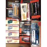 SIXTEEN ASSORTED 1/76 SCALE MODEL BUSES each mint or near mint and boxed.