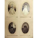 PHOTOGRAPHS - 19TH CENTURY PORTRAIT Approximately 165 carte-de-visite and ten cabinet portrait