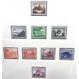 STAMPS - A GERMANY COLLECTION mainly 1920s and later, with strong 1933-45, (four albums).