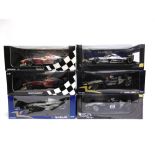 SIX 1/18 SCALE WILLIAMS FORMULA 1 RACING CARS comprising a Minichamps Williams Promotional Showcar