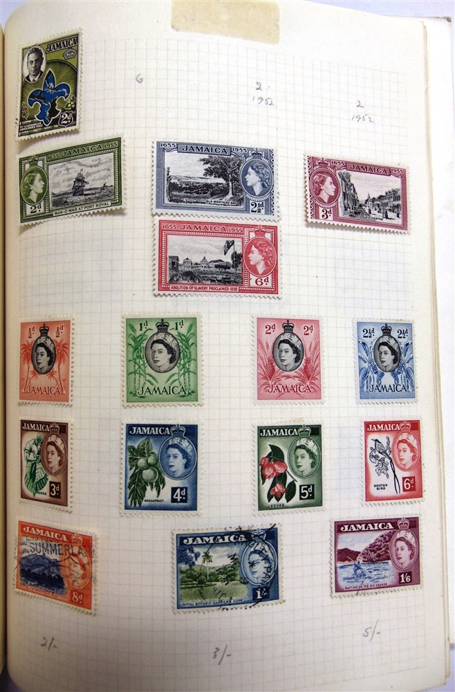 STAMPS - A BRITISH COMMONWEALTH COLLECTION GVI and later, mint and used, (four albums).