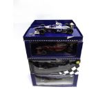 FOUR 1/18 SCALE WILLIAMS FORMULA 1 RACING CARS comprising a Paul's Model Art Williams Renault 1997