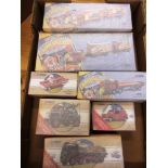 SEVEN CORGI CLASSICS DIECAST MODEL VEHICLES comprising a No.97889, A.E.C. Cage Truck & Trailer '