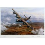 PHILIP E. WEST (BRITISH, CONTEMPORARY) 'Sterling Service'. The Short Stirling, the R.A.F.'s first