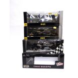 FOUR 1/18 SCALE WILLIAMS FORMULA 1 RACING CARS comprising a Paul's Model Art Williams Renault