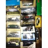 SIXTEEN 1/43 SCALE MODEL CARS including an Ixo Museum No.MUS032, Bucciali TAV3, most mint or near