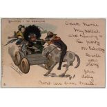 POSTCARDS - GOLLY Approximately 100 artist-drawn and other cards, together with a quantity of