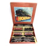 [O GAUGE]. A MISCELLANEOUS HORNBY COLLECTION comprising a No.41 Tank Passenger Set, with B.R. 0-4-