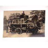 POSTCARDS - ASSORTED Approximately 290 cards, including real photographic views of a horse-drawn