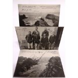 POSTCARDS - S.S. HILDA SHIPWRECK, 1905 Three printed cards, two showing the wrecked remains of the