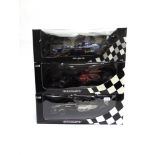 THREE 1/18 SCALE FORMULA 1 RACING CARS comprising a Paul's Model Art Ligier Honda JS41 (O. Panis);