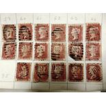 STAMPS - GREAT BRITAIN A QV 1d. red collection, arranged by numerical cancellation, (approximately