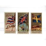 CIGARETTE CARDS - ASSORTED Allen & Ginter, 'Flags of All Nations', 1887, variant backs (48),